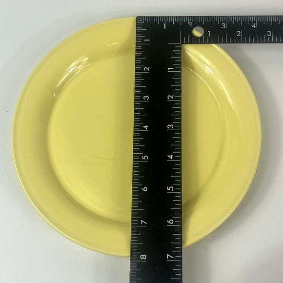 Nancy Calhoun Plate Yellow Japan Stoneware Dessert Salad Replacement Vtg - Picture 6 of 6